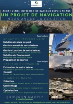 Avoir un bateau à Quiberon